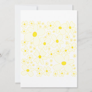 PixDezines Retro DaisiesFoto/Bat Mitzvah Einladung