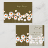 PixDezines Retro-Déry-Départements/DJ-Hintergrundf Visitenkarte (Vorne/Hinten)