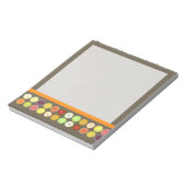 PixDezines Retro Fruchtsaft/Degenkorb Notizblock (Rotiert)