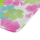 PixDezines Retro-Hibiskus Schneidebrett (Ecke)