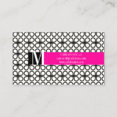 PixDezines Retro-Kleber/Gaumenfarben in einem Snap Visitenkarte (Rückseite)