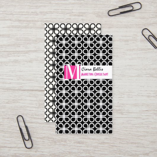 PixDezines Retro-Kleber/Gaumenfarben in einem Snap Visitenkarte (Vorderseite/Rückseite Beispiel)