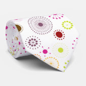 PixDezines Retro Stars, eigene Hintergrundfarbe! Krawatte (Gerollt)