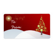 PixDezines Retro Weihnachtsbaumschmuck (Vorne)