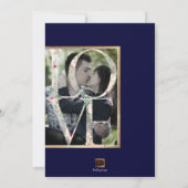 PixDezines Rett Datum/Botanica Liebe/Imitate Gold Save The Date (Rückseite)