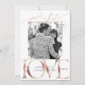 PixDezines Rett Datum/Botanica-Liebe Save The Date (Vorderseite)