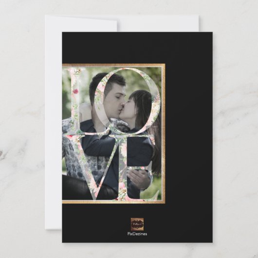 PixDezines Rett Datum/Botanica-Liebe Save The Date (Rückseite)