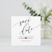 PixDezines Rett Datum/Fun Script/DIY Hintergrund Save The Date (Stehend Vorderseite)