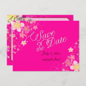 PixDezines/rett-Datum/hula Traum/Tagesfarbe Ankündigungspostkarte (Vorne/Hinten)