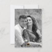 PixDezines Rett Datum/Vegetation, tropische Foliag Save The Date (Rückseite)