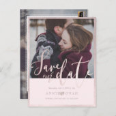 PixDezines Rettete unser Datum, lustiger Script-Sc Postkarte (Vorne/Hinten)