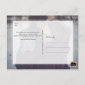 PixDezines Rettete unser Datum, lustiger Script-Sc Postkarte (Rückseite)