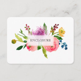 PixDezines Richtung Mitzvah/florale Wasserfarbe Begleitkarte