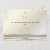 PixDezines Richtungen/Talit/bnai mitzvah Begleitkarte (Rückseite)