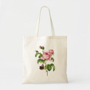 PixDezines Rosa Centifolia/Redoute Illustration/ Tragetasche