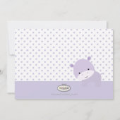 PixDezines rosa Hippo/Di-Akzent Farbe Ankündigung (Rückseite)