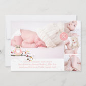 PixDezines Rosa Uhu/Gaue Akzent Farbe Ankündigung (Vorderseite)