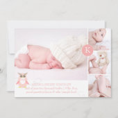 PixDezines Rosa Uhu/Gaue Akzent Farbe Ankündigung (Vorderseite)