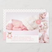 PixDezines Rosa Uhu/Gaue Akzent Farbe Ankündigung (Vorne/Hinten)