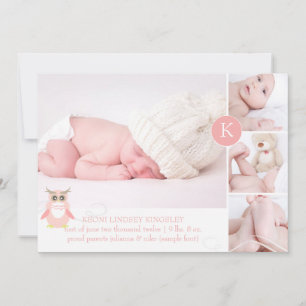 PixDezines Rosa Uhu/Gaue Akzent Farbe Ankündigung