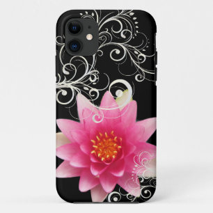 PixDezines rosa Wasserlilie/Hintergrundfarbe zum s Case-Mate iPhone Hülle