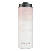 PixDezines Rose Blush Thermosbecher (Vorderseite)