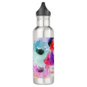 PixDezines Rose Floral/Wasserfarbe/Wasser Trinkflasche (Links)