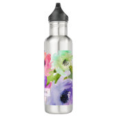 PixDezines Rose Floral/Wasserfarbe/Wasser Trinkflasche (Rechts)