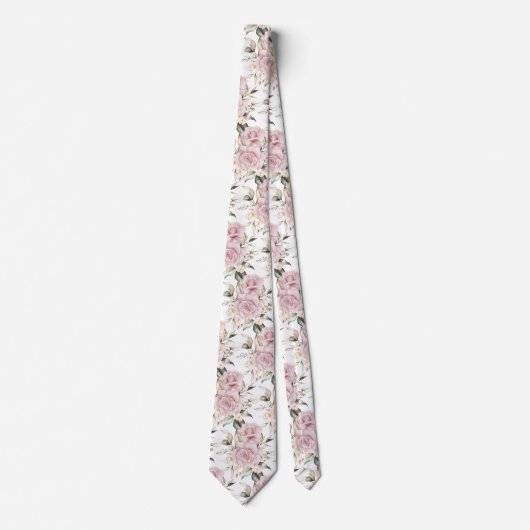 PixDezines Rose Krawatte (Vorderseite)