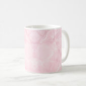 PixDezines ROSE QUARTZ | PINK MARBLE Kaffeetasse (VorderseiteRechts)