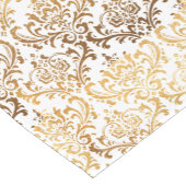 PixDezines Rossi Damask/Golden Tone Kurzer Tischläufer (Ecke)
