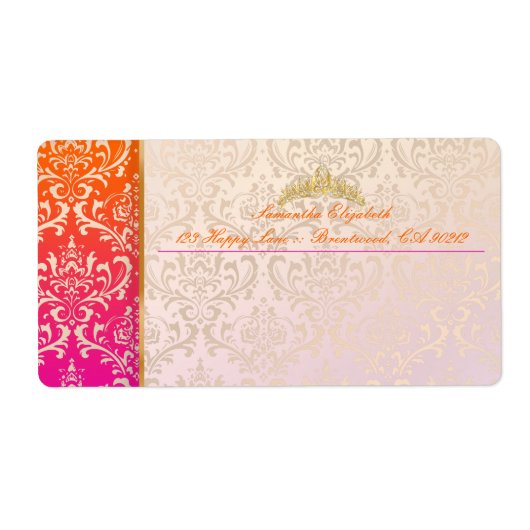 PixDezines rossi Damask+tiara (Vorne)