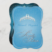 PixDezines Rossi Sweet 16 tiara/DIYbackground!! Einladung (Vorne/Hinten)