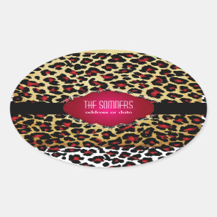 PixDezines-Rotkäppchen+Imitate Ovaler Aufkleber