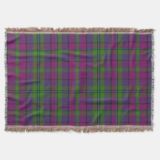 PixDezines Royal Clan Tartan Pink+Lila Decke