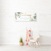 PixDezines Rustic Blue Gum Eucalyptus Banner (Insitu)