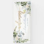 PixDezines Rustic Blue Gum Eucalyptus Banner (Vertikal)