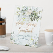 PixDezines Rustic Blue Gum Eucalyptus Sign in Sockelschild (In SItu)