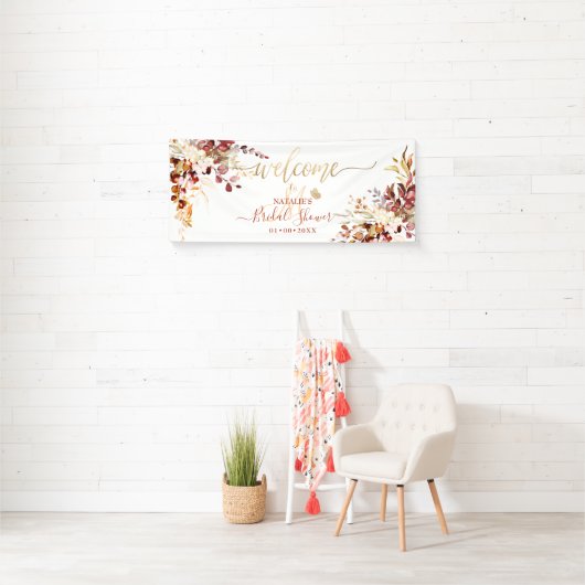 PixDezines Rustic Fall Gum Eucalyptus Banner (Insitu)