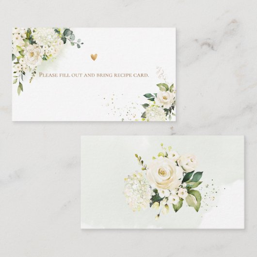 PixDezines Rustic H2 Alabaster Rose Eukalyptus Platzkarte (Vorne/Hinten)