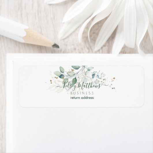 PixDezines Rusttic Watercolor Greenery Eukalyptus (Insitu)