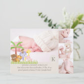 PixDezines Safari-Dschungelfoto-Vorlage Ankündigung (Stehend Vorderseite)