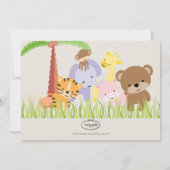 PixDezines Safari-Dschungelfoto-Vorlage Ankündigung (Rückseite)