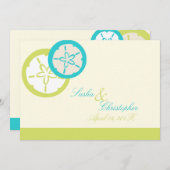 PixDezines Sand Dollar Starfish/DIY Color! Einladung (Vorne/Hinten)