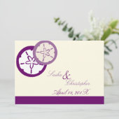 PixDezines Sand Dollar Starfish/DIY Color! Einladung (Stehend Vorderseite)