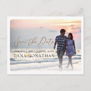 PixDezines Save the Date/Cool Handgeschriebenes Sk Postkarte