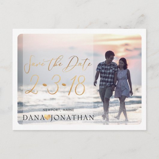 PixDezines Save the Date/Cool Handgeschriebenes Sk Postkarte (Vorderseite)