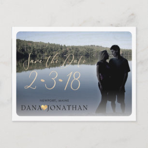 PixDezines Save the Date/Coole handgeschriebene Sc Postkarte