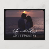 PixDezines Save the Date/Extravagant Ankündigungspostkarte (Vorderseite)