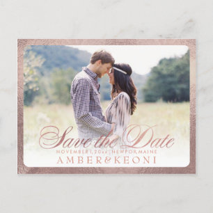 PixDezines Save the Date/Extravagant Ankündigungspostkarte
